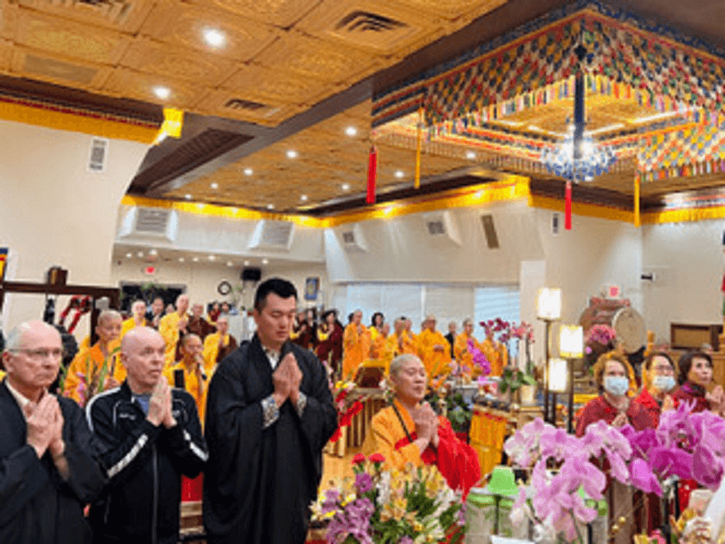 慈善寺礼请世界佛教总部副主席释证达教尊主法 南无药师佛佛诞法会-图片3